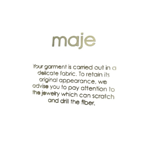 NWT Maje Paris Ecru Rainey Tweed Mini Dress With Black Belt EU 38/US Size 6 - Picture 10 of 15